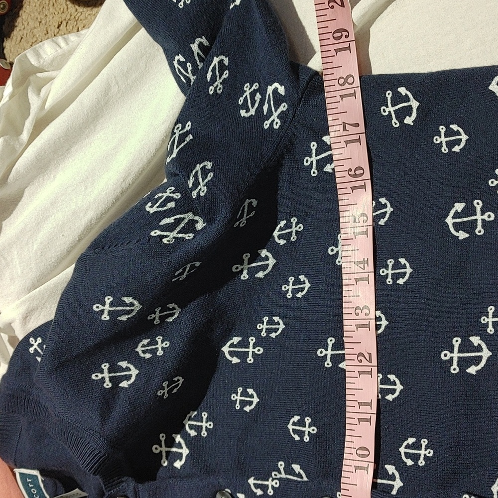 Karen Scott Anchor Cardigan - Picture 5 of 6